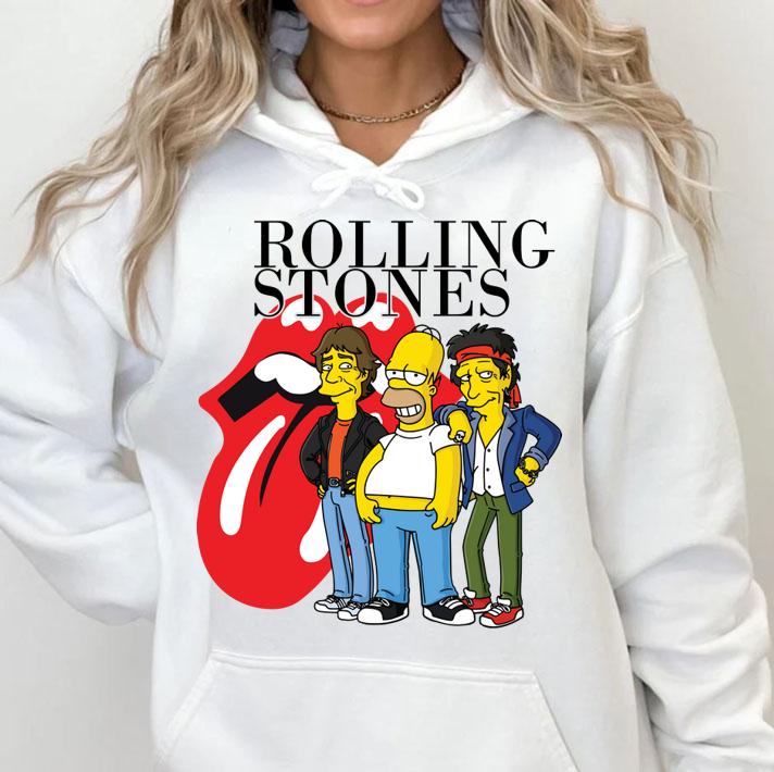 The Rolling Stones Simpsons Cartoon t-shirt hoodie