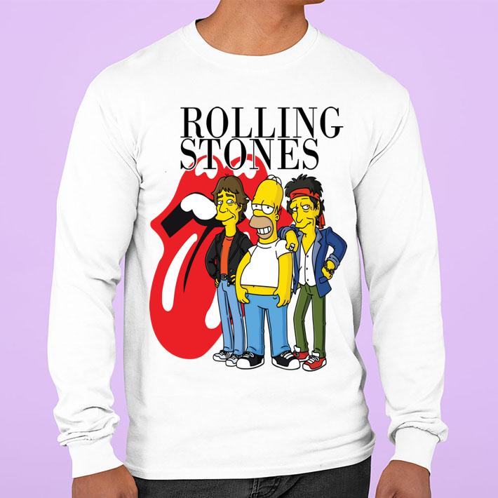 The Rolling Stones Simpsons Cartoon t-shirt sweatshirt