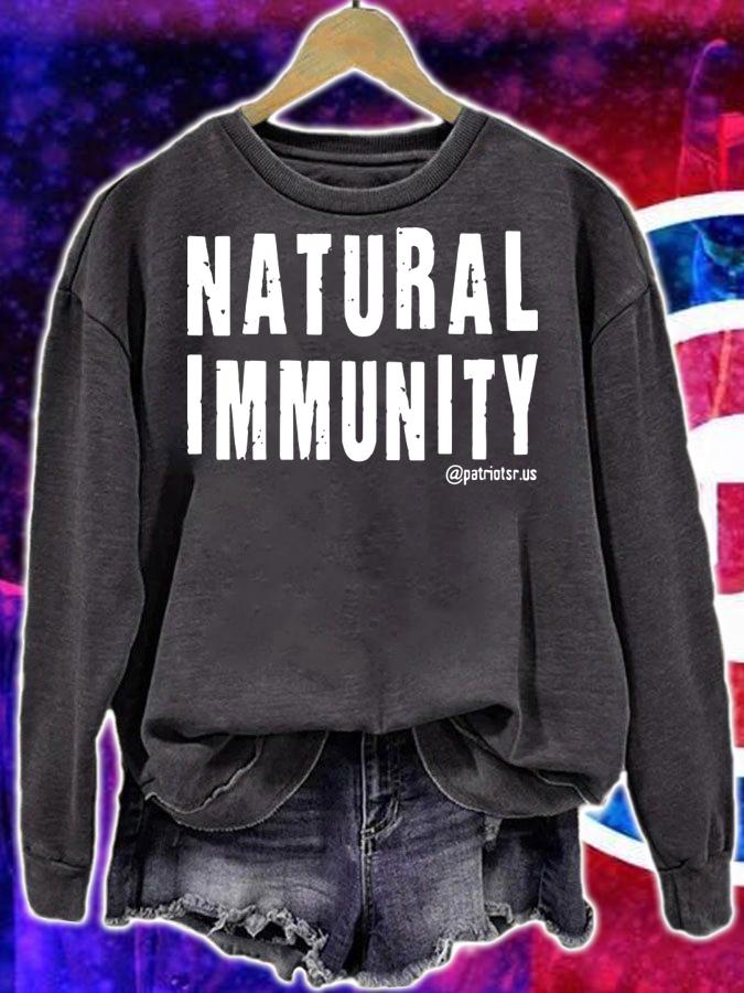 NATURAL IMMUNITY t-shirt sweatshirt