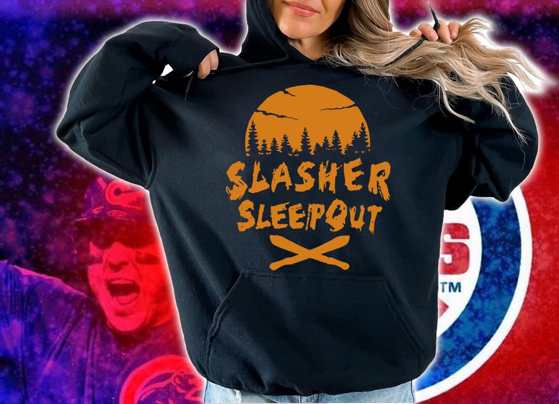 Slasher Sleepout t-shirt hoodie