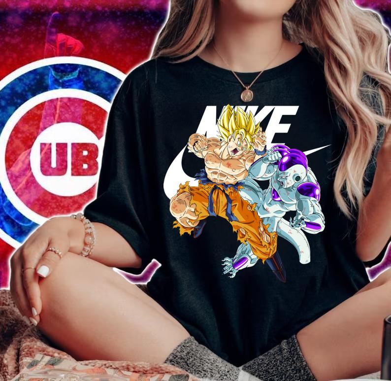 Nike Son Goku And Frieza Dragon Ball t-shirt woman shirt