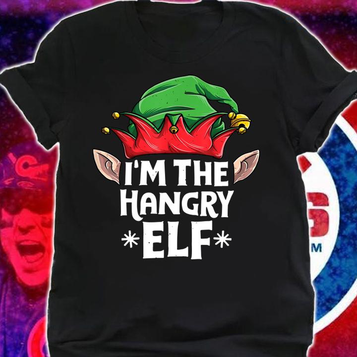 I'm The Hangry Elf Funny Christmas Family Matching Pajamas t-shirt shirt