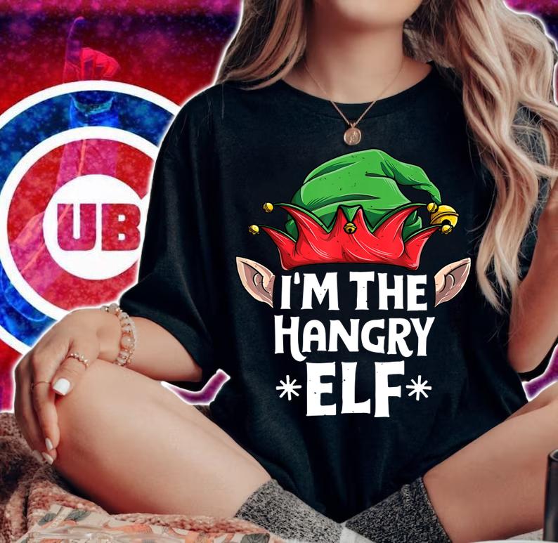 I'm The Hangry Elf Funny Christmas Family Matching Pajamas t-shirt woman shirt