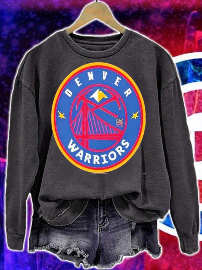 Denver Warriors logo t-shirt sweatshirt