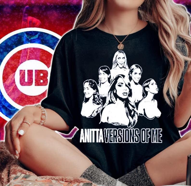 Anitta Press Fan Account Anitta Monochrome Versions Shirt t-shirt woman shirt