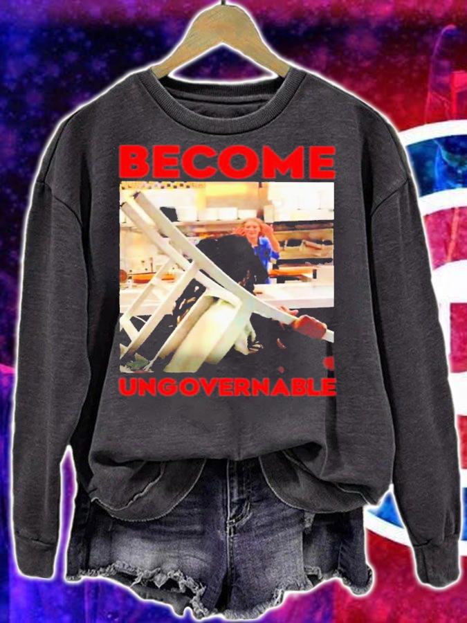 Become ungovernable waffle house tough shirt t-shirt sweatshirt