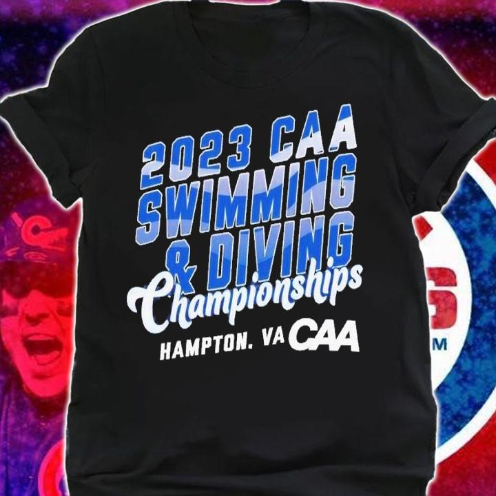 2023 CAA swimming and diving Championships Hampton shirt t-shirt shirt