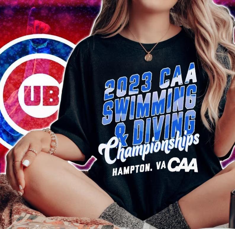 2023 CAA swimming and diving Championships Hampton shirt t-shirt woman shirt