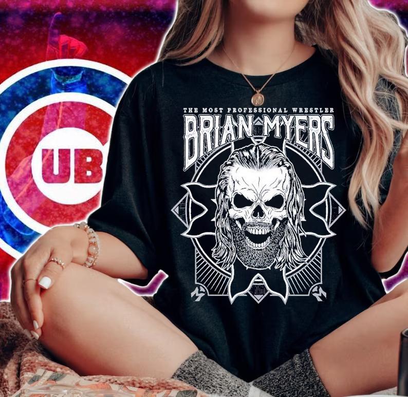 Brian Myers skull shirt t-shirt woman shirt