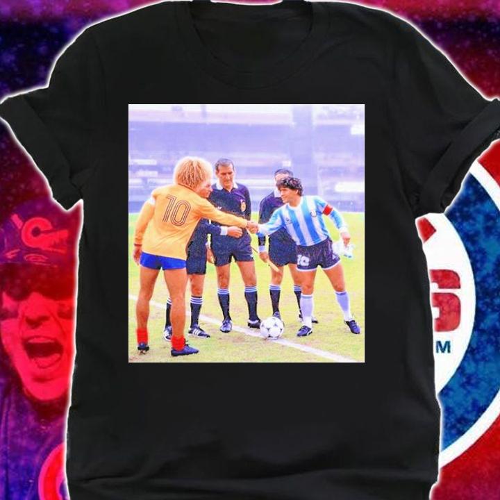 Carlos Valderrama & Diego Maradona Shirt t-shirt shirt