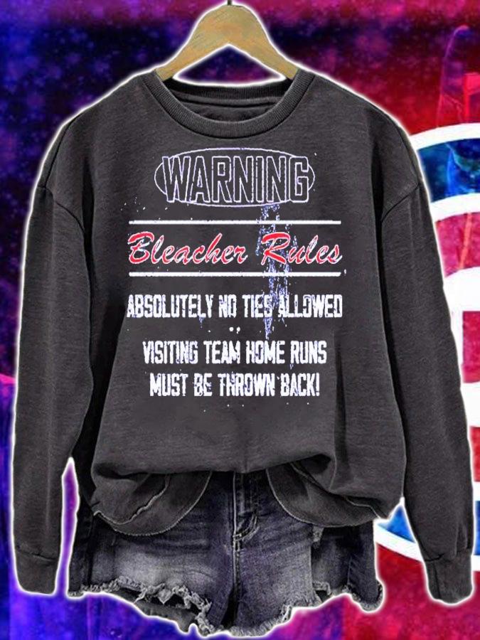 Chicago Northside Bleacher Rules Absolutely No Ties Allowed Shirt t-shirt sweatshirt