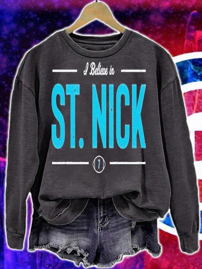 I believe in St. Nick shirt t-shirt sweatshirt