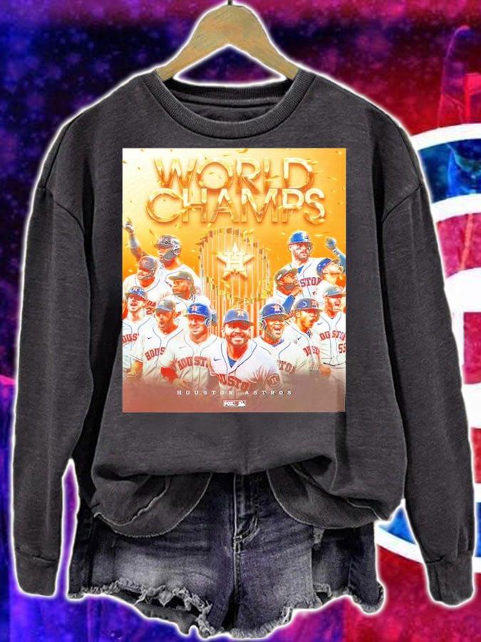 Houston Astros Are Your World Series Champions Lever Up 2022 Shirt t-shirt sweatshirt