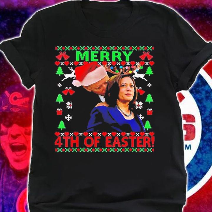 Merry 4th Of Easter Funny Biden Ugly Christmas Shirt t-shirt shirt