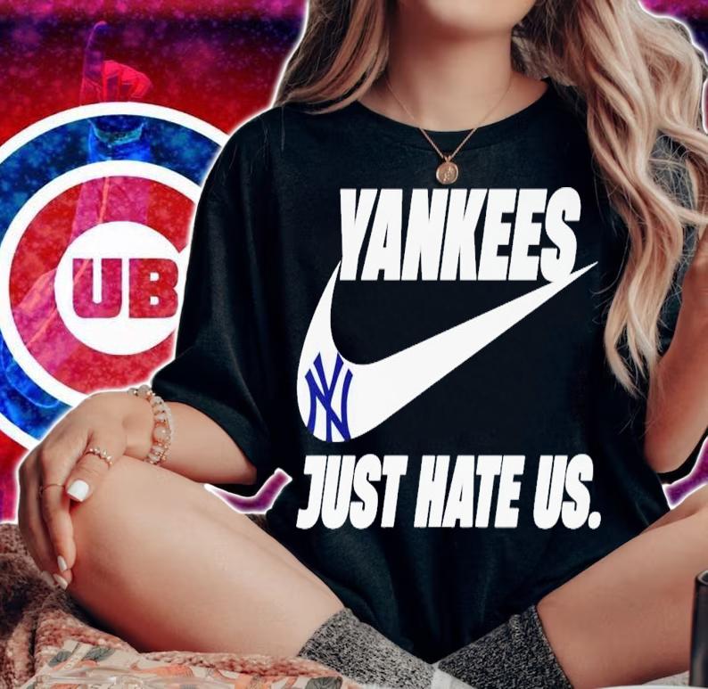 Nike New York Yankees just have us shirt t-shirt woman shirt