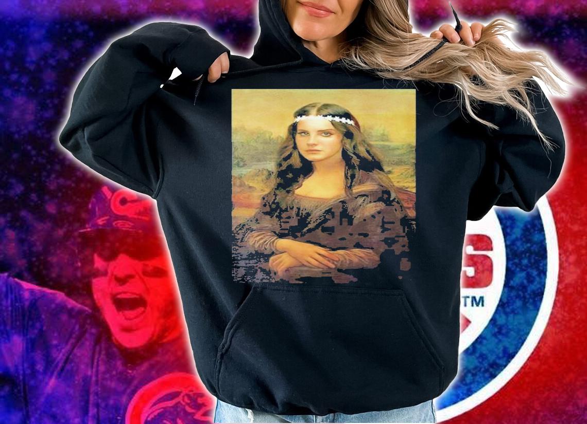 Mona Lisa Da Vinci Parody Lana Del Rey shirt t-shirt