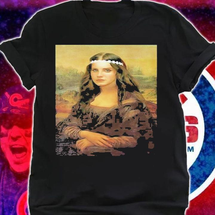 Mona Lisa Da Vinci Parody Lana Del Rey shirt t-shirt