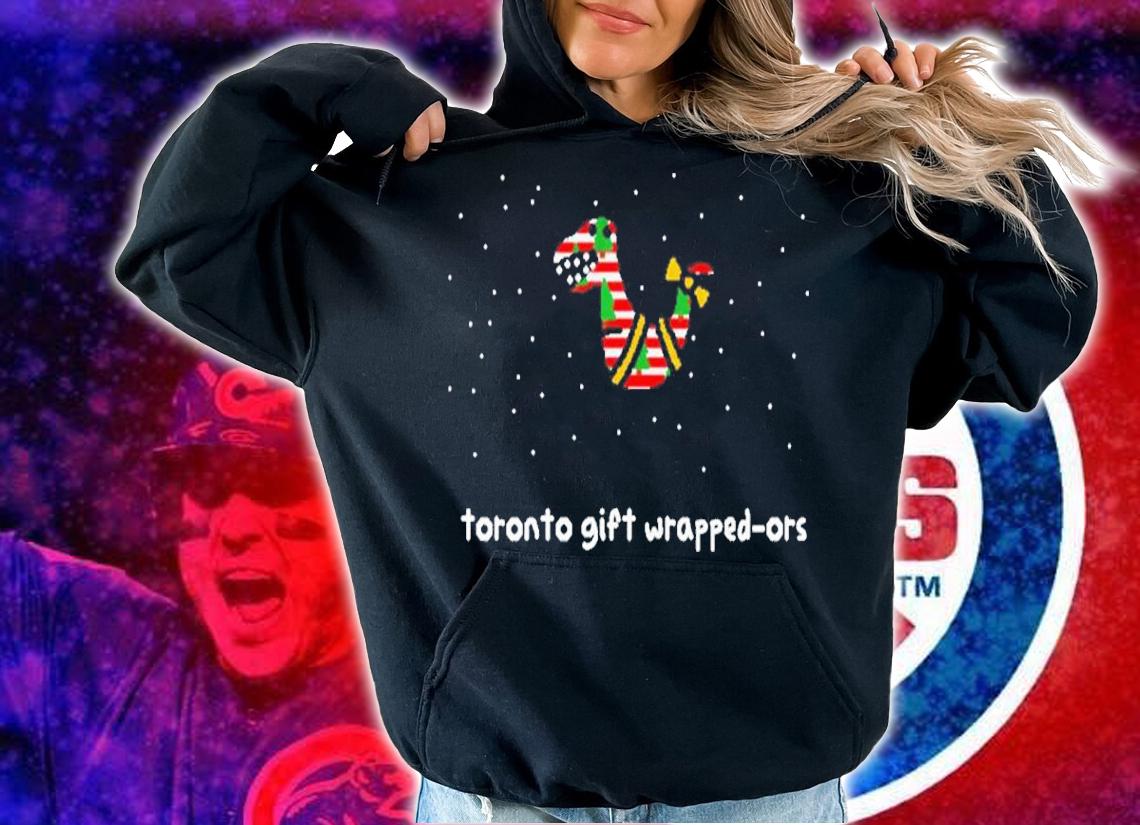 NBA Christmas Toronto Gift Wrapped-Ors Shirt t-shirt hoodie