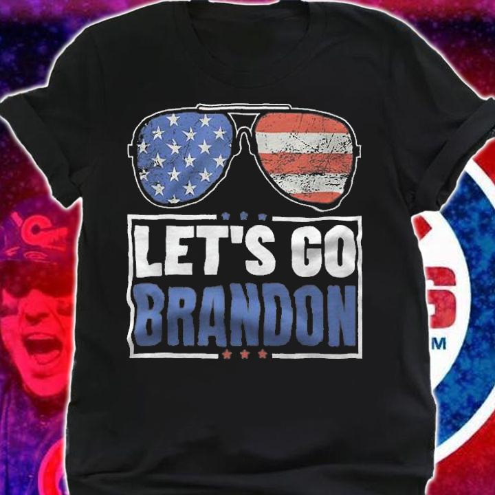Let's Go Brandon USA Flag Sunglasses Anti Bien Liberal Club T-Shirt t-shirt shirt