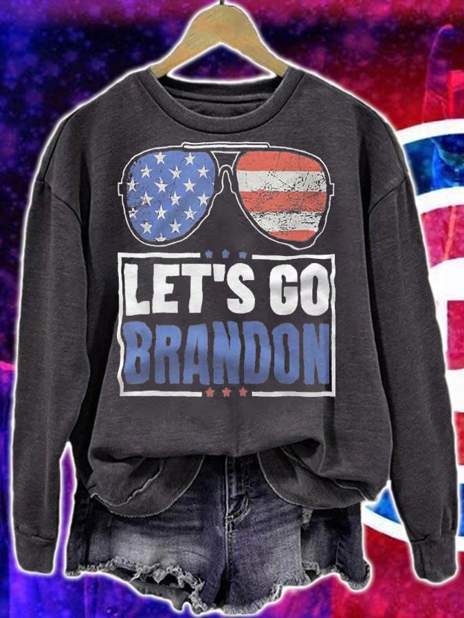 Let's Go Brandon USA Flag Sunglasses Anti Bien Liberal Club T-Shirt t-shirt sweatshirt