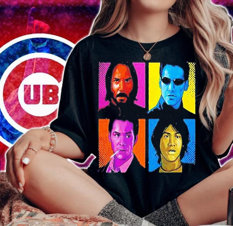 Keanu Reeves Movies T-Shirt t-shirt
