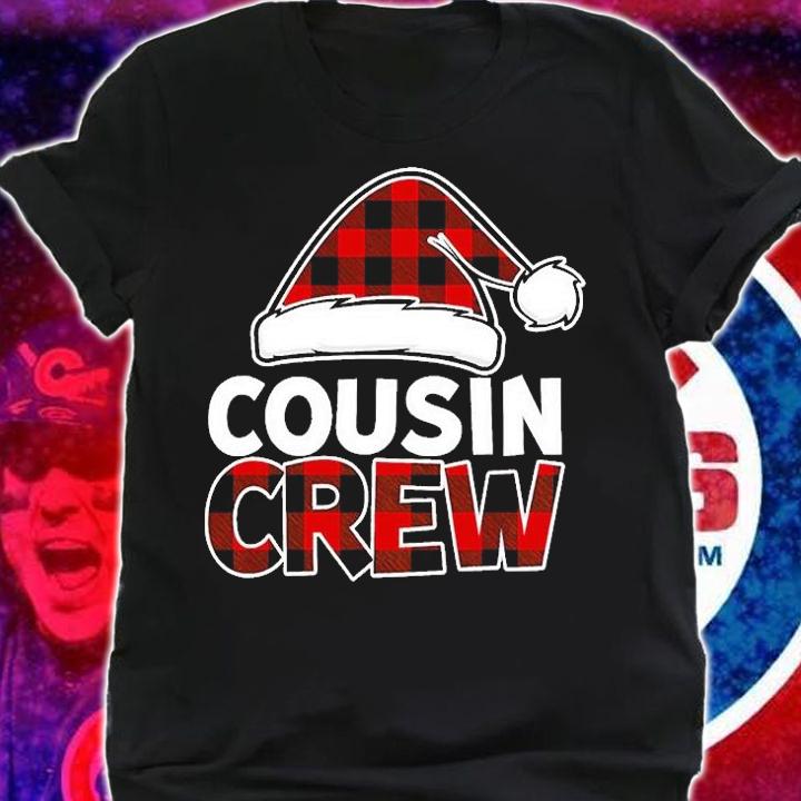 Christmas Cousin Crew Buffalo Red T-Shirt t-shirt