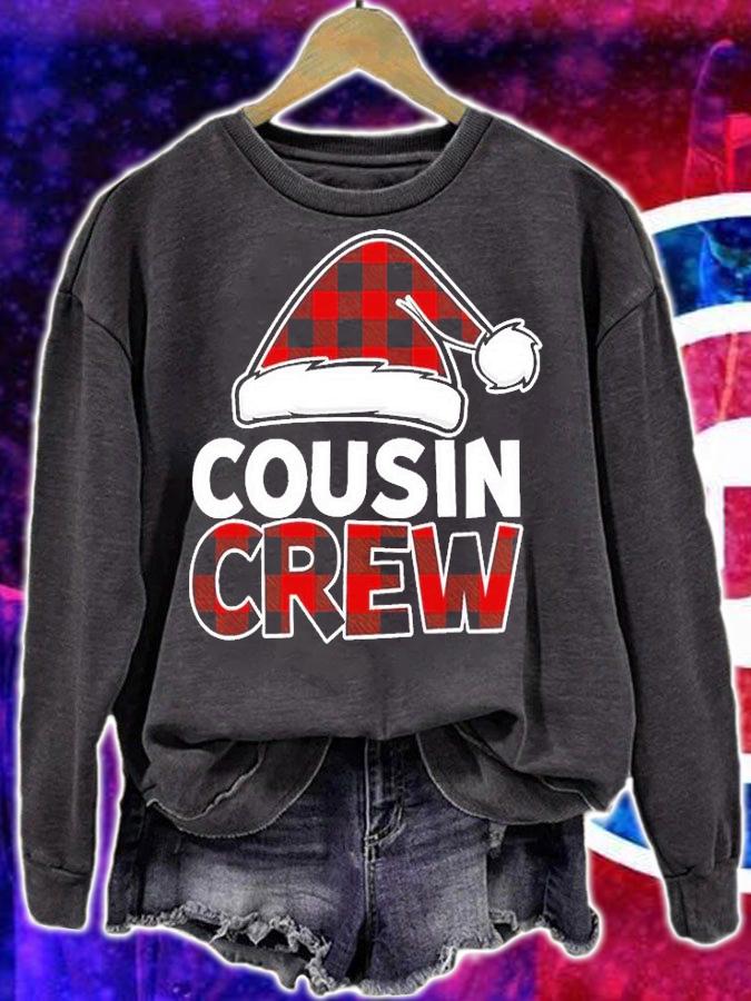 Christmas Cousin Crew Buffalo Red T-Shirt t-shirt