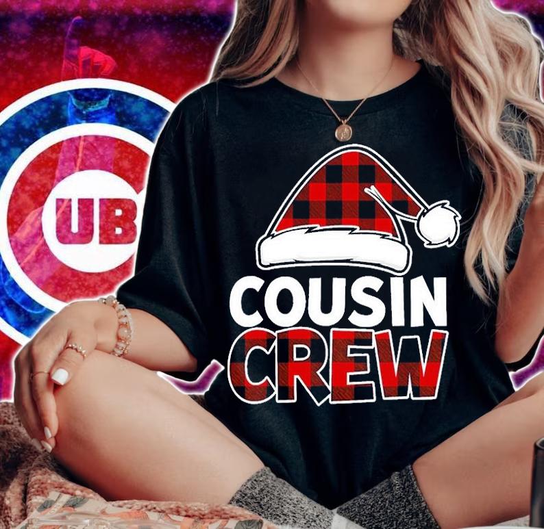 Christmas Cousin Crew Buffalo Red T-Shirt t-shirt