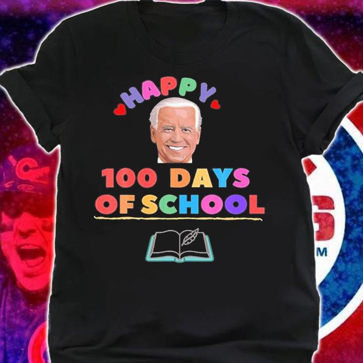 Santa Joe Biden 100 Days Of School Joe Biden T-Shirt