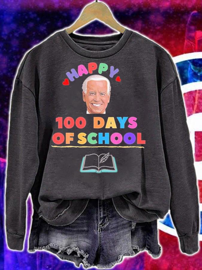 Santa Joe Biden 100 Days Of School Joe Biden T-Shirt