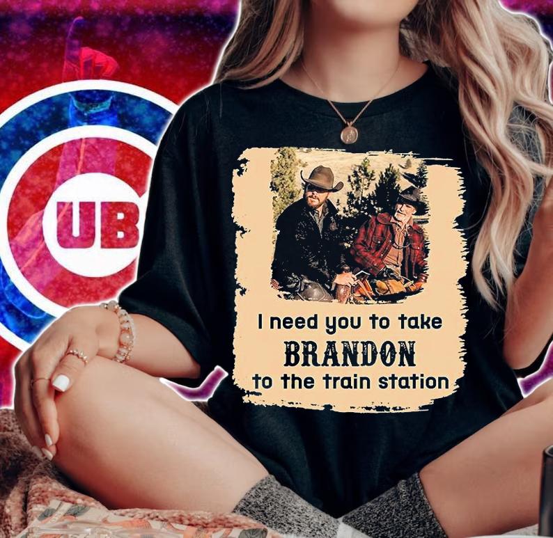 Nice I Need You To Take Brandon To The Train Station Vintage T-Shirt