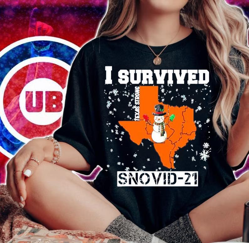I survived Texas Strong snovid-21 shirt woman shirt