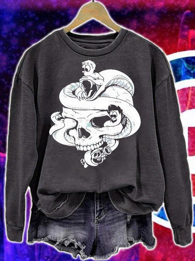 OneyPlays another sweet Skull with worms T-shirt