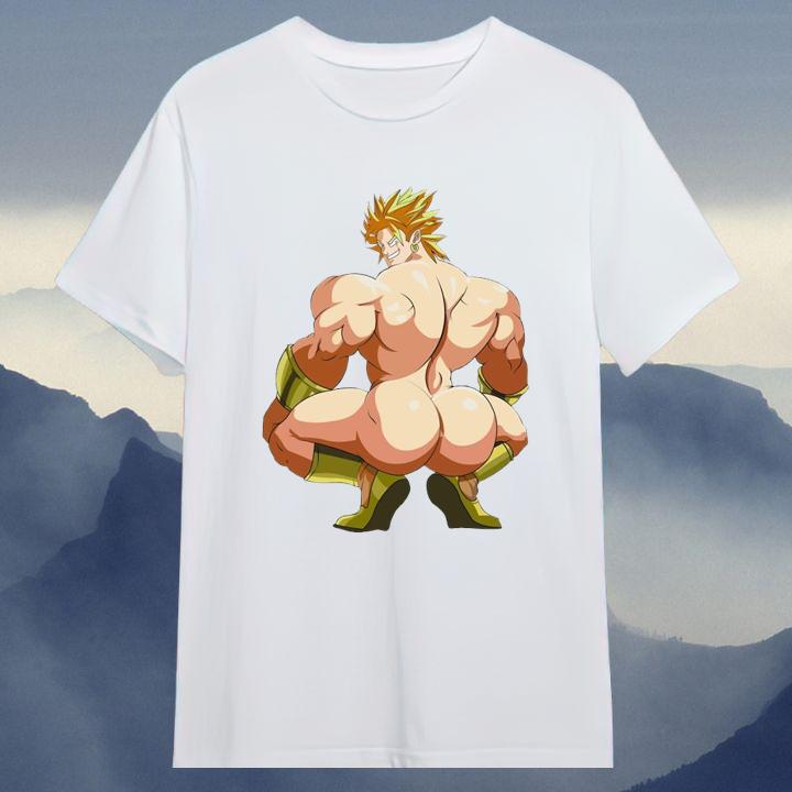 Get Noticed with Funny Broly's Ass Dragon Ball T-Shirt - Unique Style!