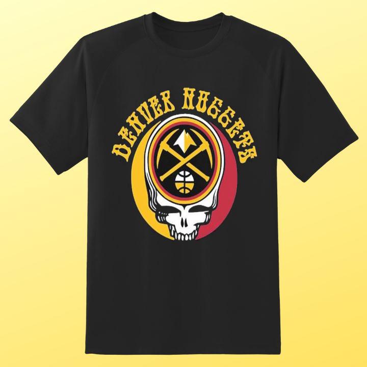 Funny Denver Nuggets Mashup Grateful Dead T-Shirt