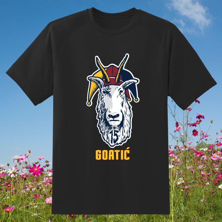 Great Goat Nikola Jokic 15 Denver Nuggets Goatic T-Shirt