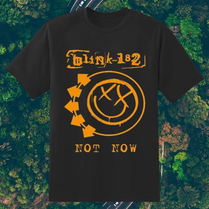 Premium Not Now Blink-182 Rock Band Album Greatest Hits T-Shirt