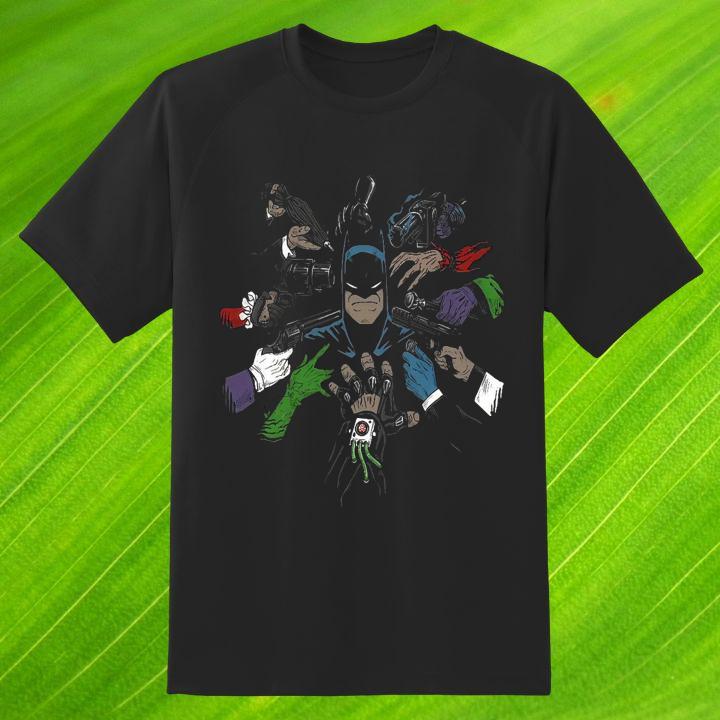 Premium Batwick Batman Mashup John Wick 2 Poster Dc Characters Hands T-Shirt