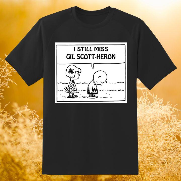 Peanuts Charlie Brown I Still Miss Gil Scott-Heron T-Shirt