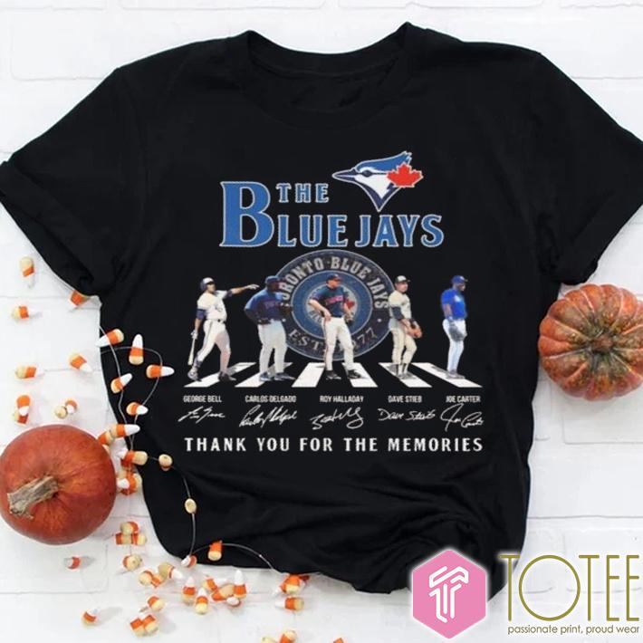 The Toronto Blue Jays Abbey Road Signatures Funny Basketball T-Shirt