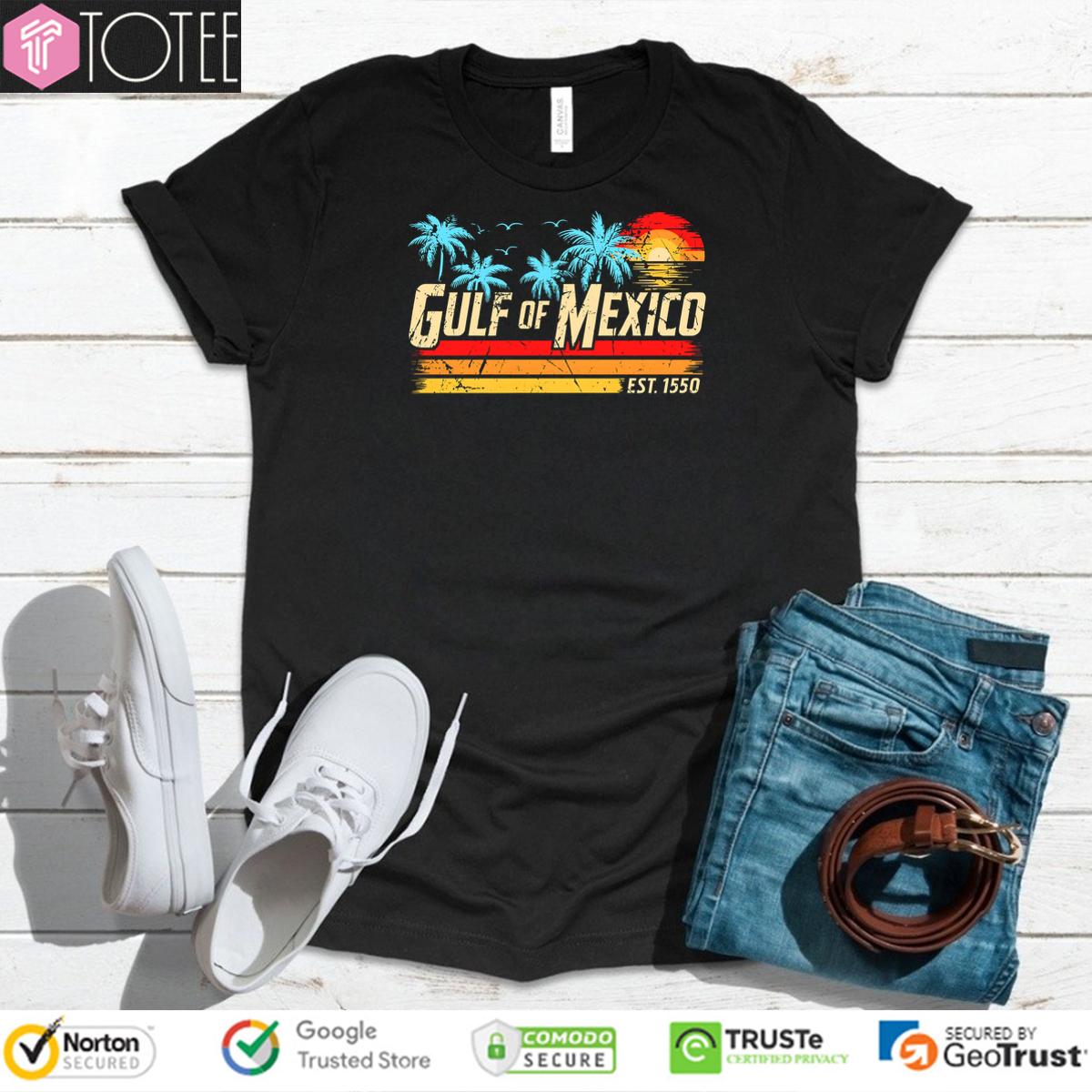 Gulf Of Mexico Forever Retro Vintage Beach Shirt