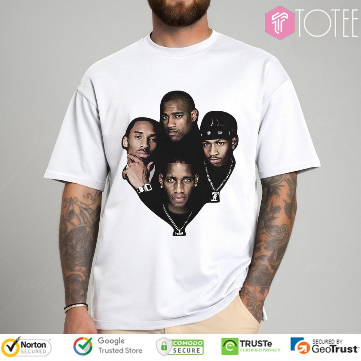 Kobe Iverson T Mac Carter Basketball Legends Art Shirt
