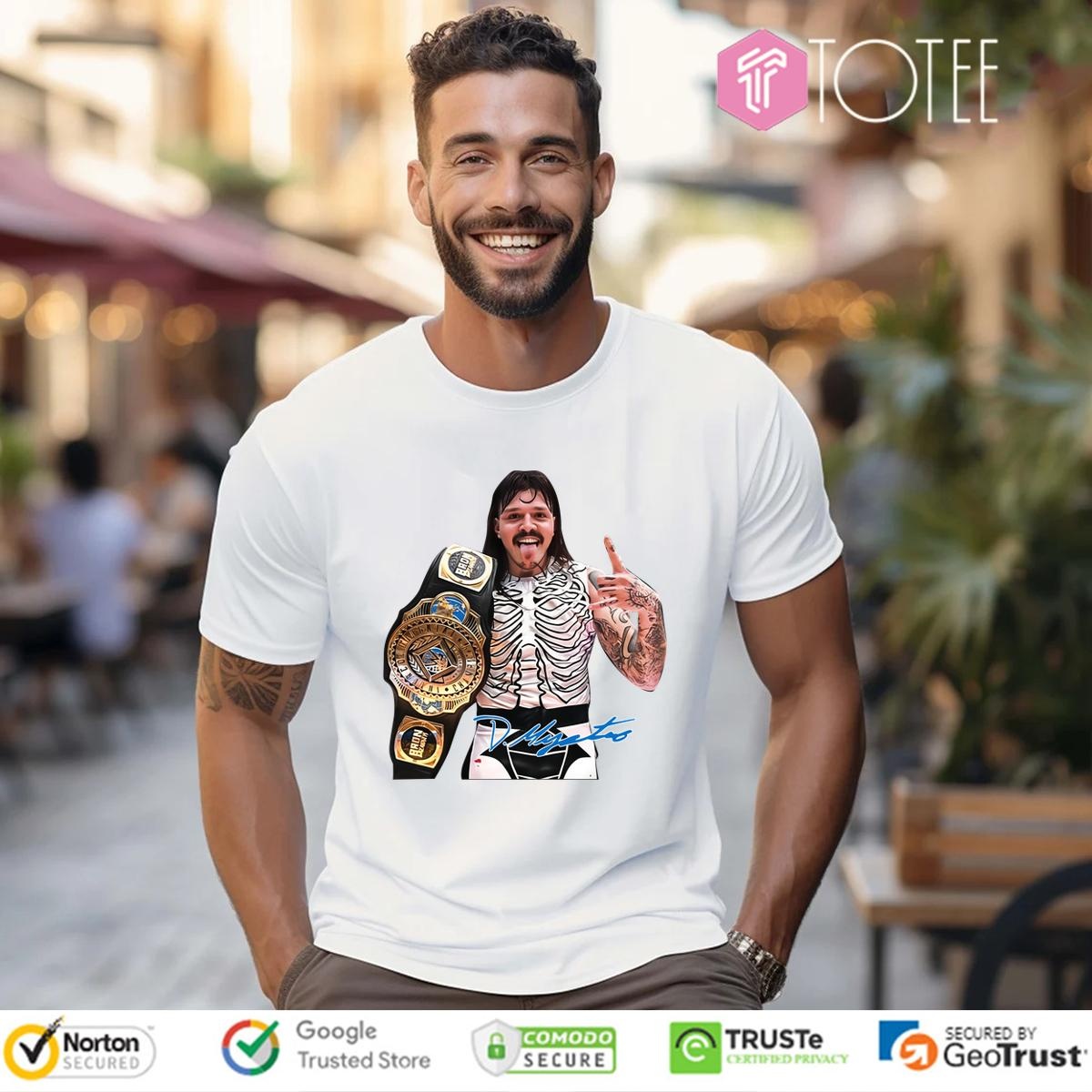 Dominik Mysterio Wwe Wwe Intercontinental Championship Signature T-shirt