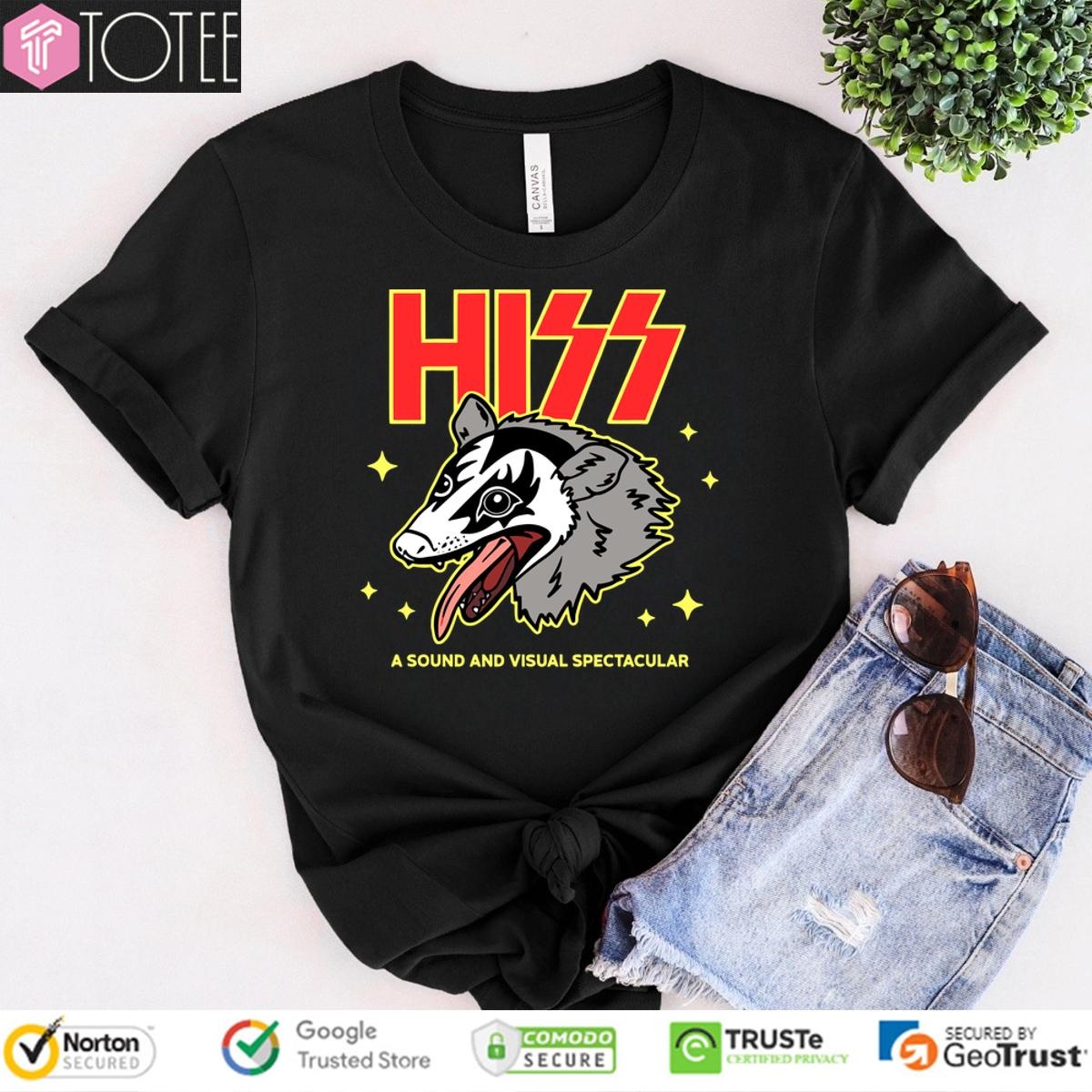Opossum Hiss A Sound And Visual Spectacular T-shirt