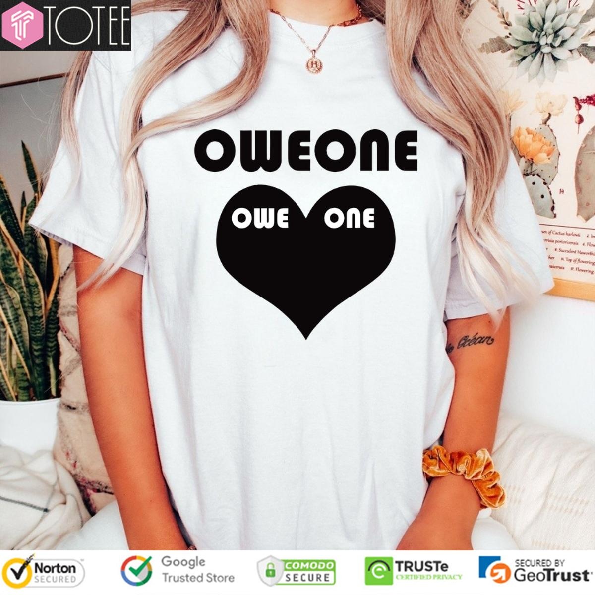Oweone Owe One Heart T-shirt