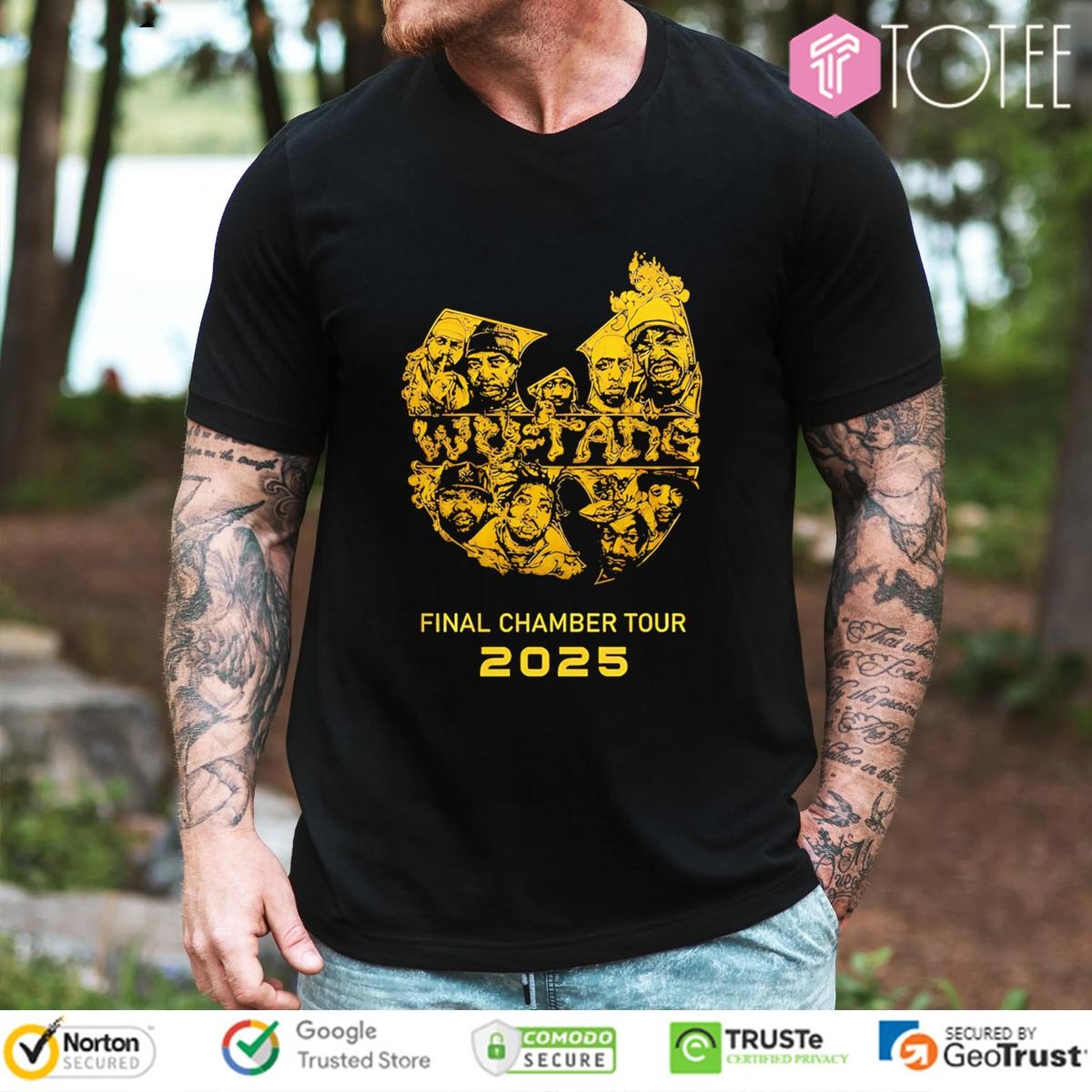 The Final Chamber Tour 2025 Wu Tang Clan Logo T-shirt