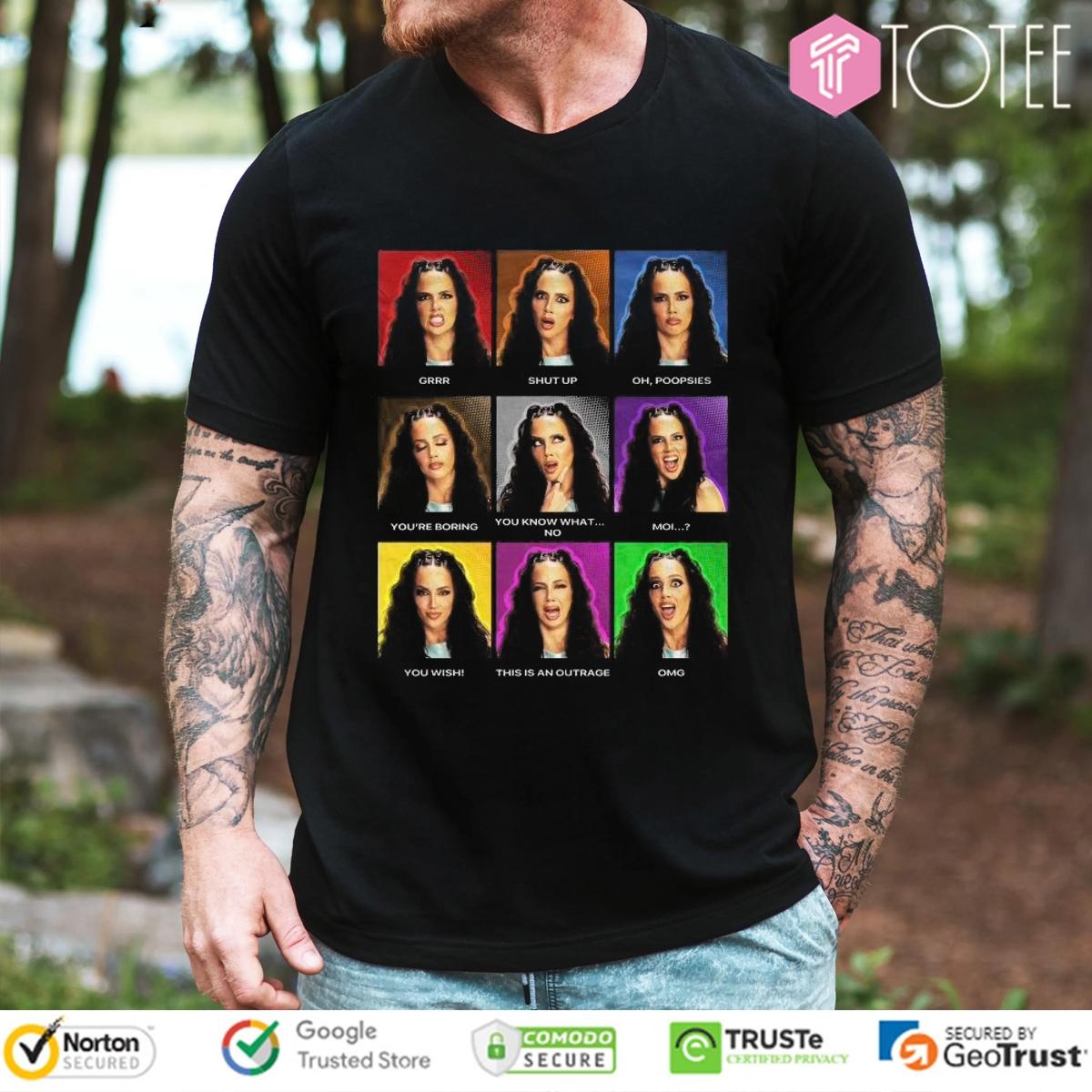 Emotions Chelsea Green Feeling Grrr Shut Up Poopsies Youre Boring Moi Omg T-shirt