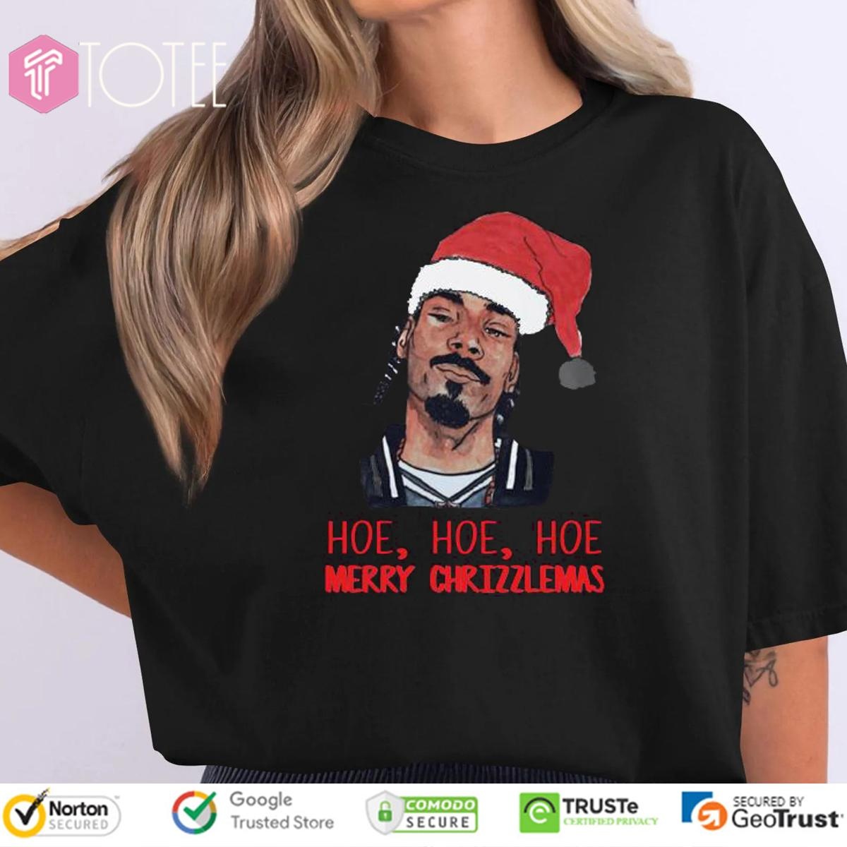 Snoop Dogg Hoe Hoe Hoe Merry Chrizzlemas Happy Christmas T-shirt