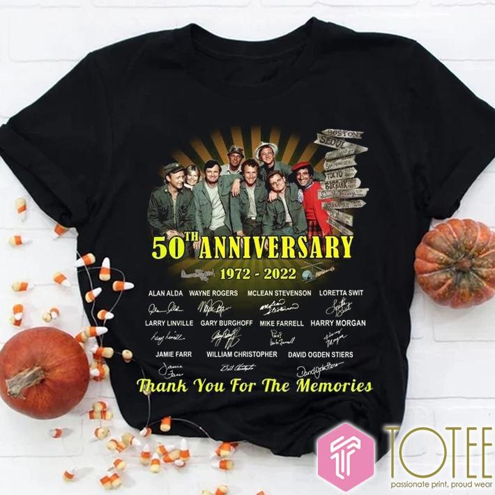 50Th Anniversary 1972–2022 Mash Signatures T-shirt